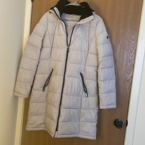 Light blue winter coat